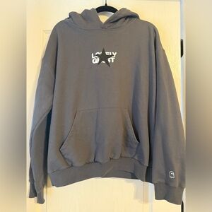 LONELY GHOST Charcoal Hoodie